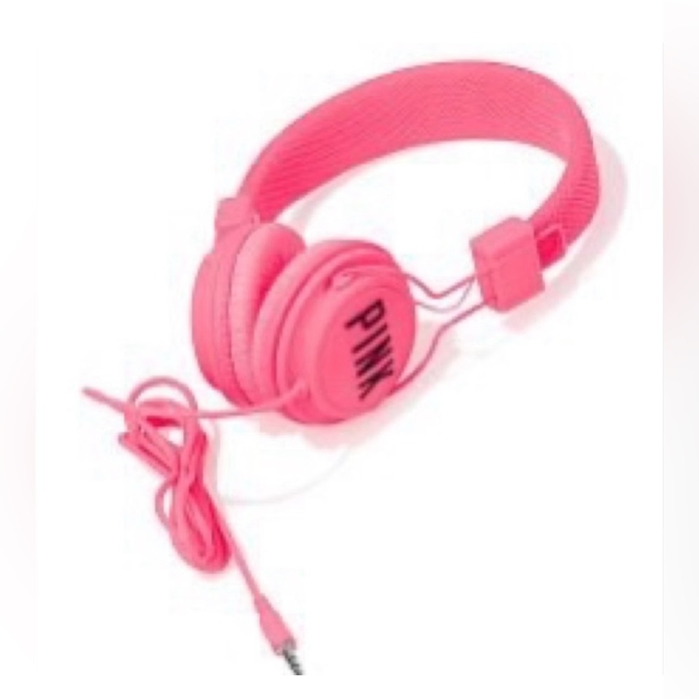 New Rare LIMITED EDITION Victoria's Secret PINK Neon Runway DJ Headphones